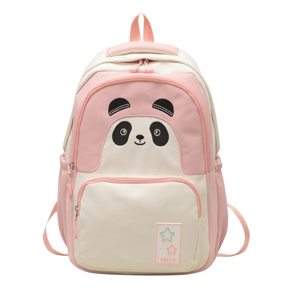 Schoolbag Cute Panda Design Backpack Unisex Korean Edition Student School Bag Outdoor Travel Casual Versatile Backpack
