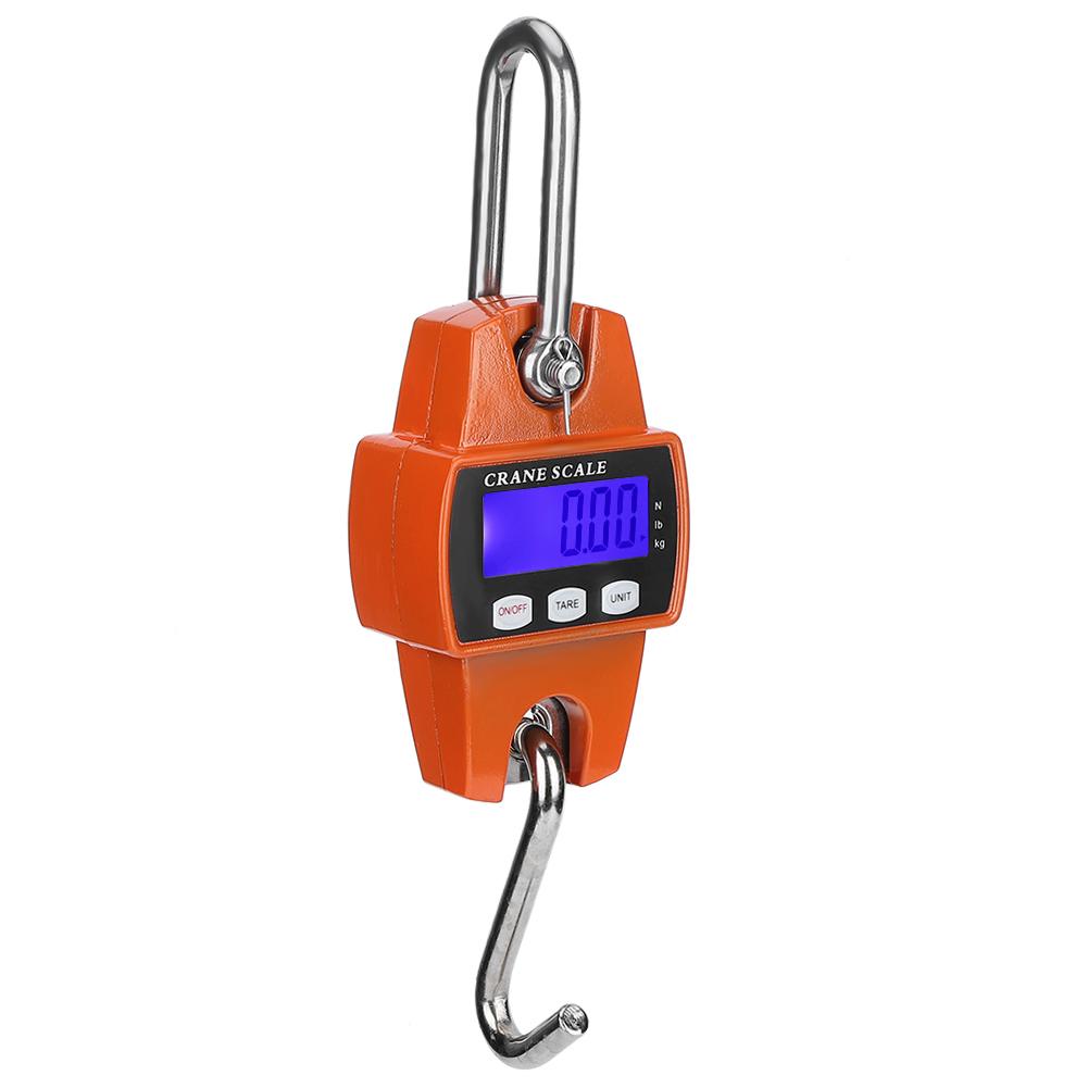 300KG Industrial Crane Scale LCD Digital Electronic Hook Hanging Weight Scale for Large Luggage