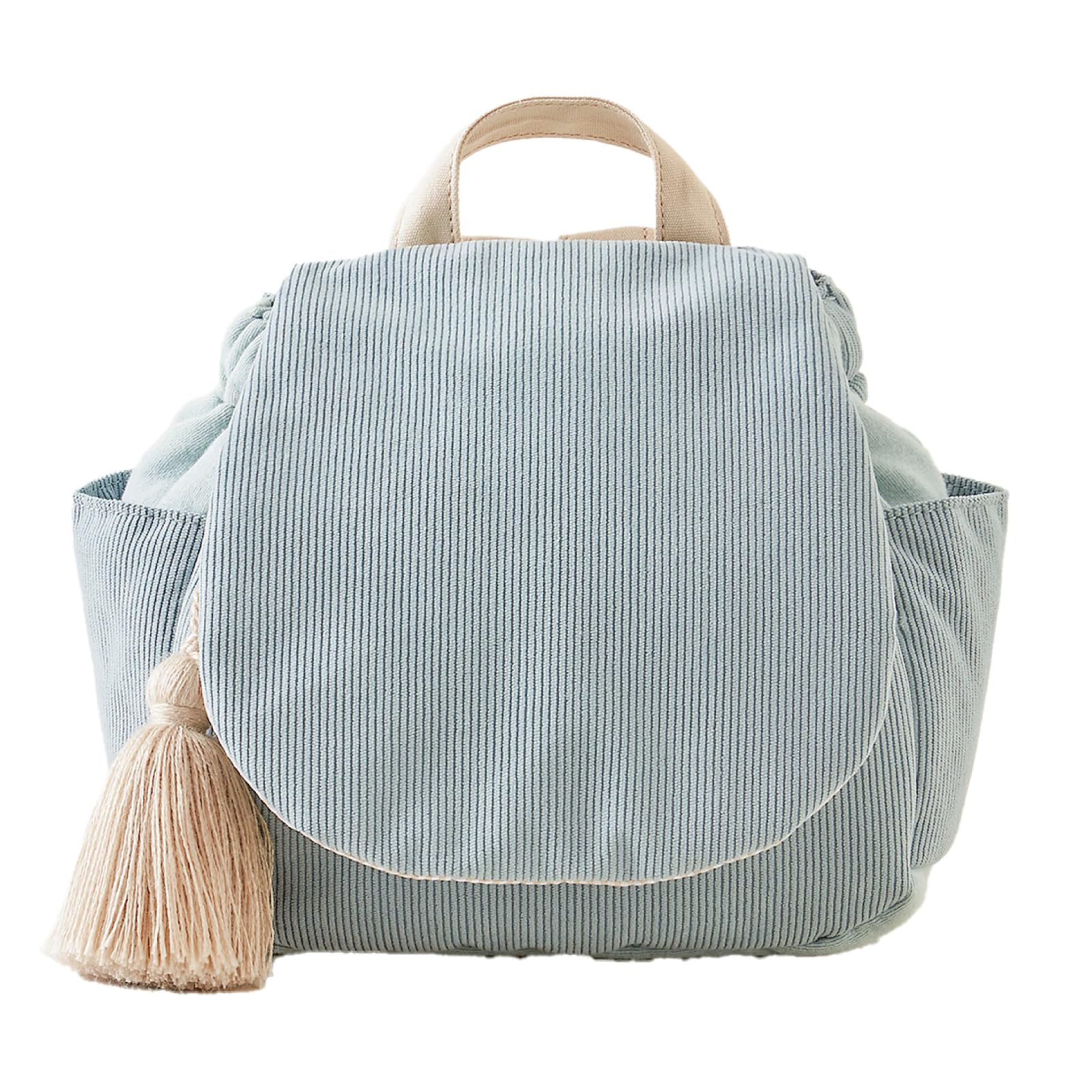 

emoka Baby Waffle Fluffy Backpack (Corduroy/Mint)