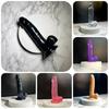 Premium Tpe Crystal Clear Dildo For Women Available In Multiple Sizes And Vibrant Colors For Satisfaction
