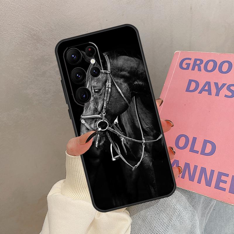 Domineering Cool Horse Case For Samsung Galaxy S25 Ultra S20 S21 S22 S23 S24 Ultra S9 S10 Plus S25 FE Cover Coque