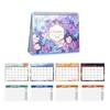 2026 Desk Calendar Standing Flip Desktop Calendar with Twin-Wire Binding Jan 2026 - Dec 2026 12 Monthly Planner for Home Office School