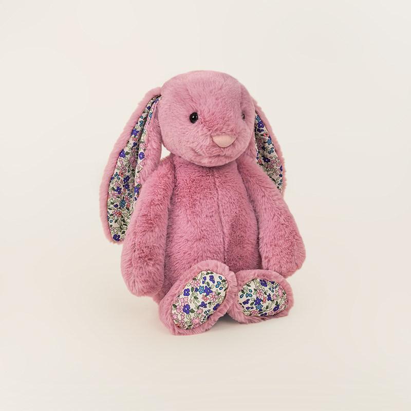 Cute 30/36cm Tulip floral pattern Rabbit Flower Cloth Rabbit Plush Toys Rabbit Stuffed Doll Toy Hobbies Collection Birthday Gift