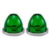 1/2Pcs LED Watermelon Wheel Lamps under Glow Side Lights Enhanced Visibility Safety Semi Truck Trailer Marker Lights