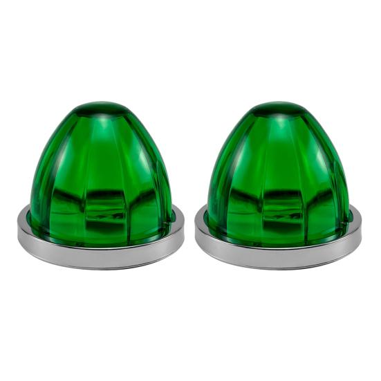 1/2Pcs LED Watermelon Wheel Lamps under Glow Side Lights Enhanced Visibility Safety Semi Truck Trailer Marker Lights