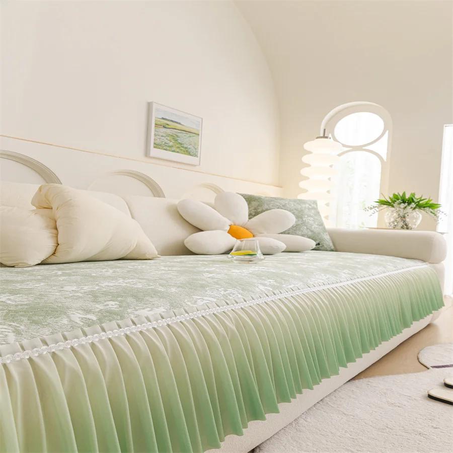 

Sofa Cushion New 2025 Four Seasons Universal Non-Slip Cushion Anti-Cat Scratch Sofa Cover Cover Cloth 30x50 pillowcase 1pc