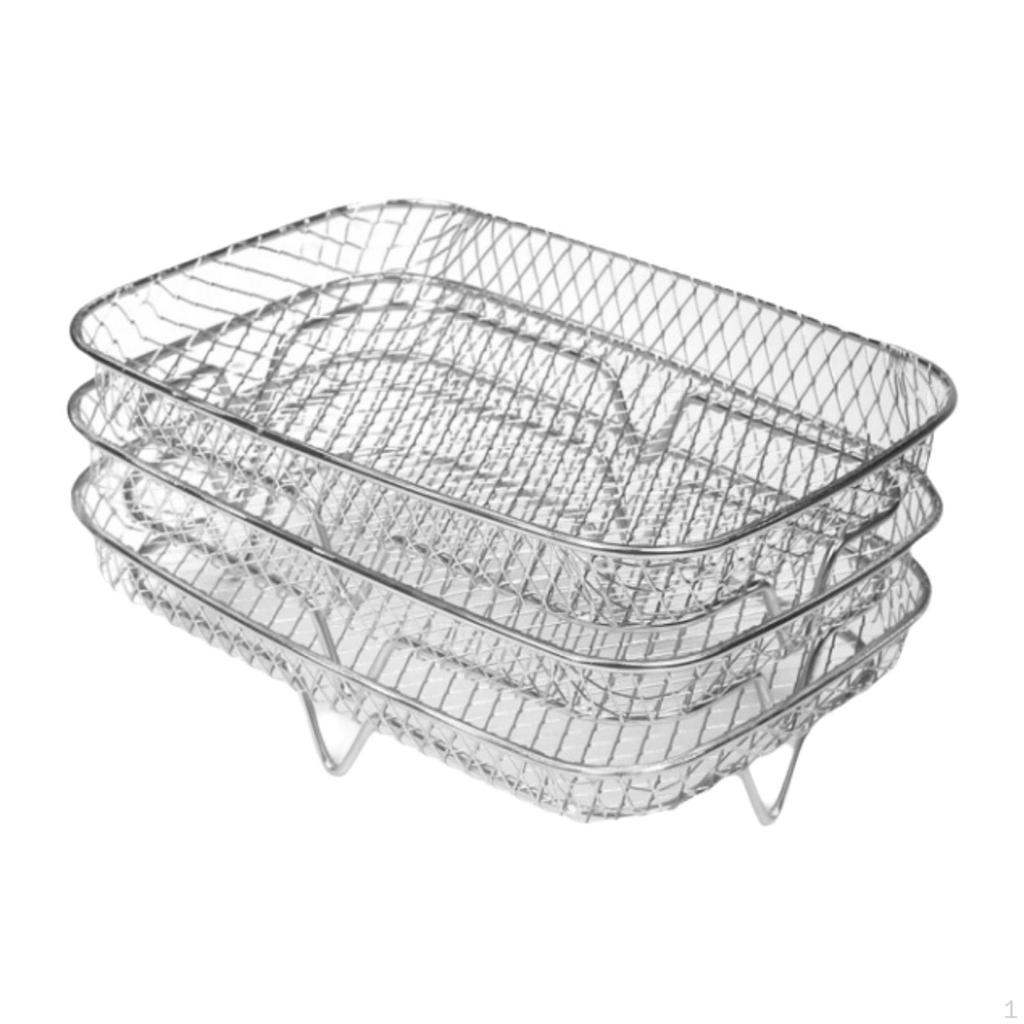 Air Fryer Rack Drain Kabob Cooling Multi-layer 304 Stainless Steel Potato