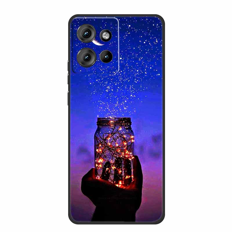 Phone Case For Motorola Moto G86 Power Edge 50 Neo G75 S50 Edge 50 5G Case S 50 Coque Shockproof Black Silicone Soft Back Cover