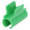 24pcs Greenhouse Clamps Single Head Row Cover Netting Tunnel Hoop Clips Insect Proof Shed Film Shading Net Rod Clips