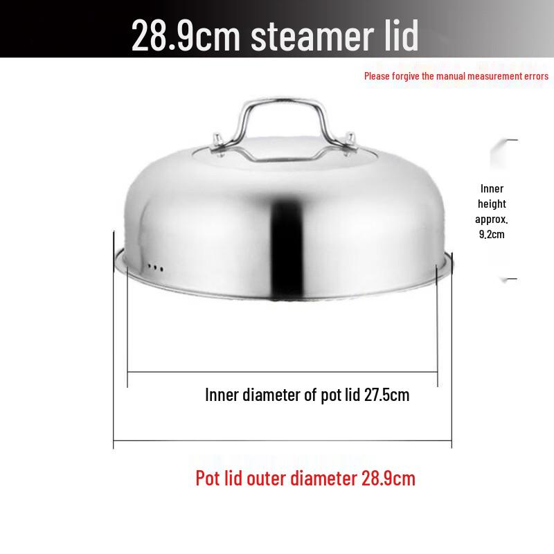 

Stainless Steel Visual Steamer Pot Lid