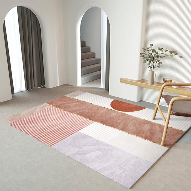 Nordic Style Abstract Living Room Large Area Carpet Simple Rugs for Bedroom Home Decoration Floor Mat Lounge Rug Hotel Carpets