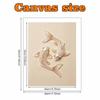 Pearl Art Painting Home Wall Decor Koi Fish Pearl Gemstone Painting Picture Crafts Adult/Beginner Gift Creative Home Decor Unframed Wall Art