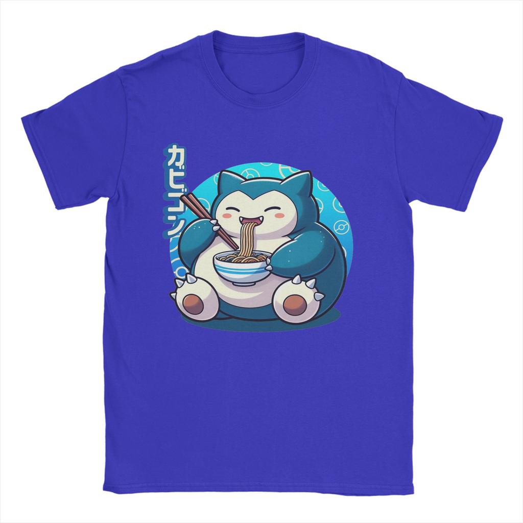 T-Shirt Cute Normal Creature Eating RaP-Pokemon Fashion Cotton Tees Short Sleeve T Shirt Round Collar Tops Gift Idea Unisex