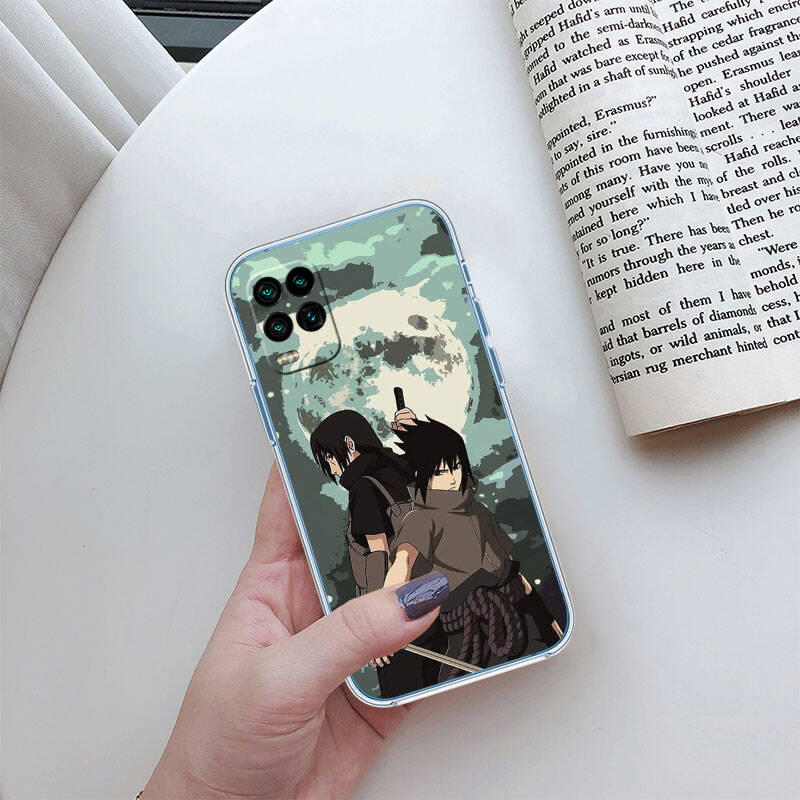 MH105 Naruto Uchiha Sasuke Case for Motorola E7 G6 G7 G8 G9 Plus Power Play G10 G20 G04 E30 E40 E22 E20 E13 E15 G22 G23 G05 G75 G35 G55