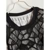 Elegant Star Shirt! Women's Fake Two-Piece Ramie Cotton Breathable Stitching Floral Lace Long Sun Protection T-shirt Summer