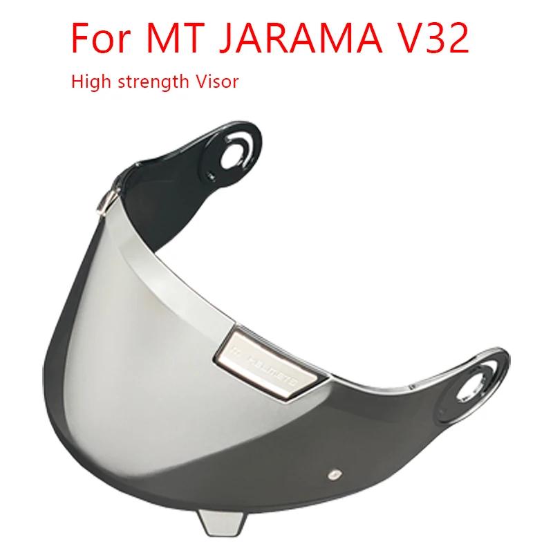 JARAMA V32 Helmvisier Schild für MT Helmvisier für JARAMA Hohe Festigkeit Hohe Zähigkeit Visier Schild V32 Visier