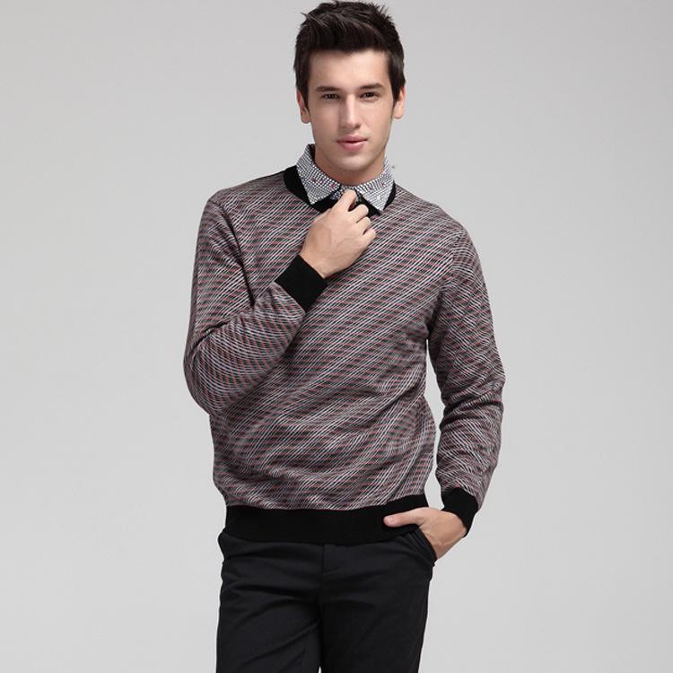 

Мужской свитер Голдберг из толстой вязки с круглым вырезом, повседневный, для осени/зимы 165/84A