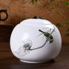 Classical Style Hand-painted Ceramic Tea Cans Non-woven Sealed Tea Storage Tank Household Large Fresh-keeping Moisture-proof Can