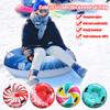 Ski Ring Inflatable Pvc Sledding Tube Thicken Snow Tubing Winter Snow Tube With Handle Snow Racer Durable Snow Sled Board 1Pc