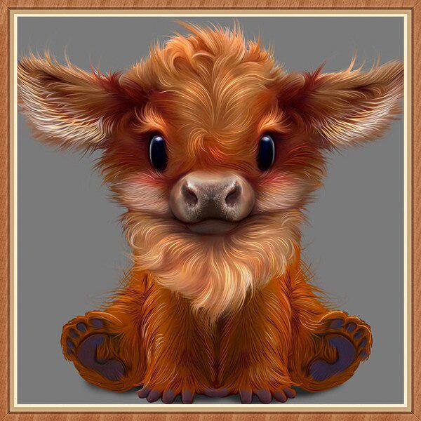 5D DIY Diamond Painting Scenery Series Full Circle Diamond Embroidery Animal Cross Stitch