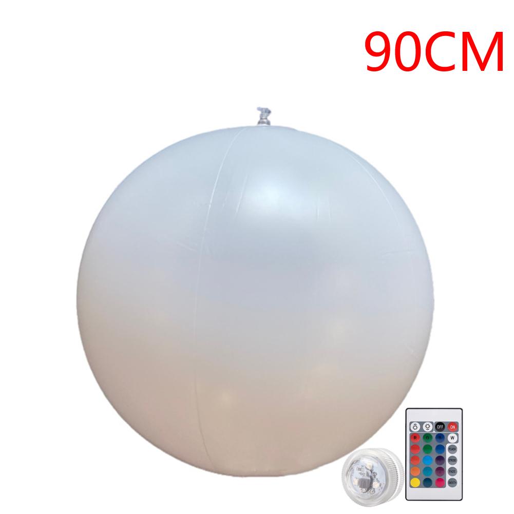 Garden Luminous LED Ball Remote Control LED Glowing Balloon LED Glowing Inflatable Beach Balloon Beach Wedding Party Decoration