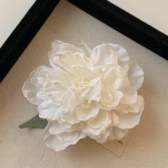 Hairpin Realistic Flowers Decor Secure Grip Lightweight Hair Clip Side Bang Hair Pin