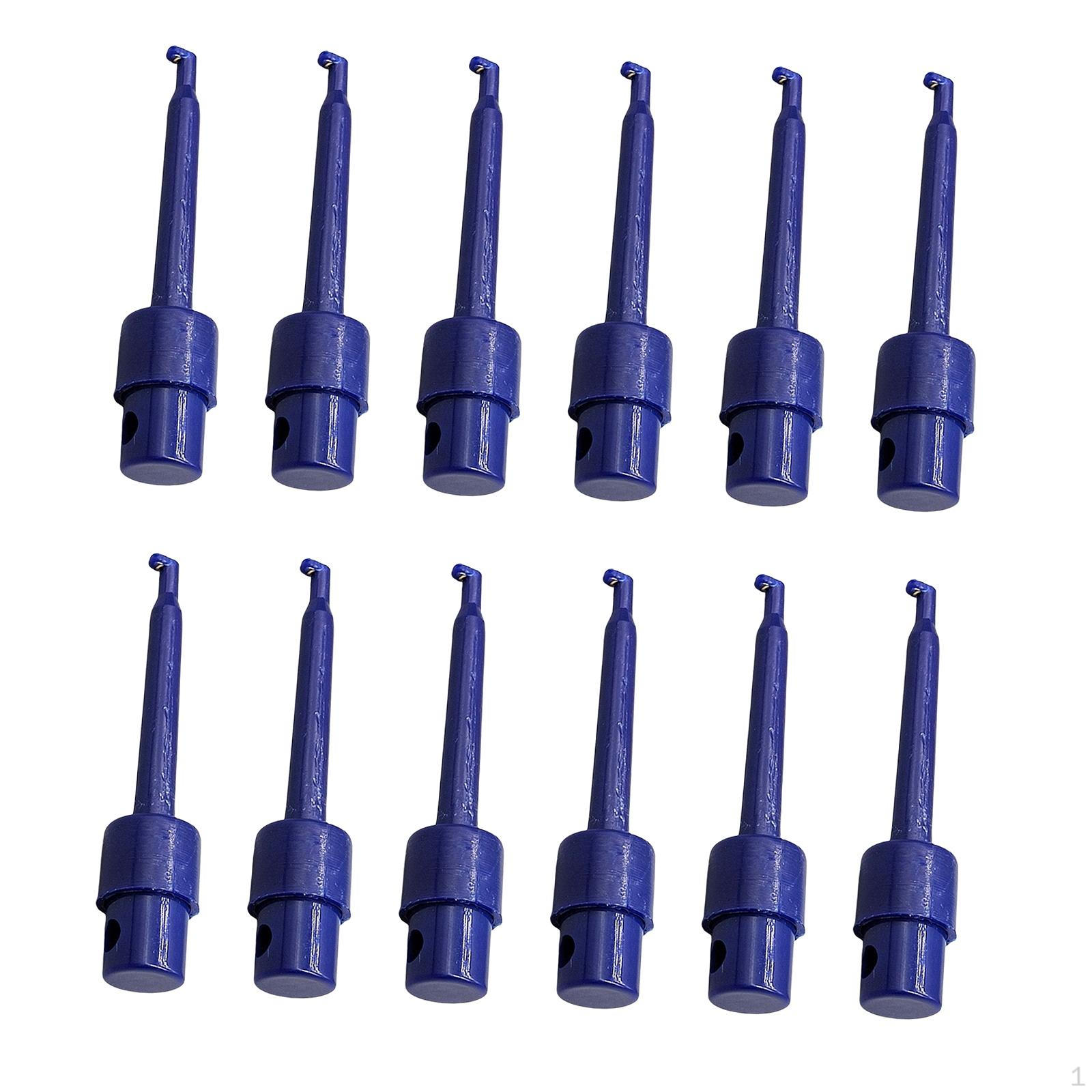 

12 Display Clips, Support Accessories, Alloy, Heavy Duty And Compact, Hackle for Displaying синий