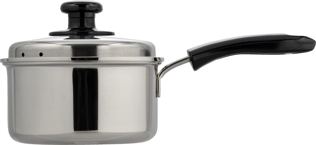 Wahei freiz Stainless Steel SG Mark with Styler Luce Japanese-made Three-Layer Saucepan, 16cm, Certified, Lid, IH/Gas Compatible, SR-8911