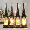 Decorative Wind Lamps Illuminated House OrnamentsNight Lights Electronic Candle Lights Christmas Gifts