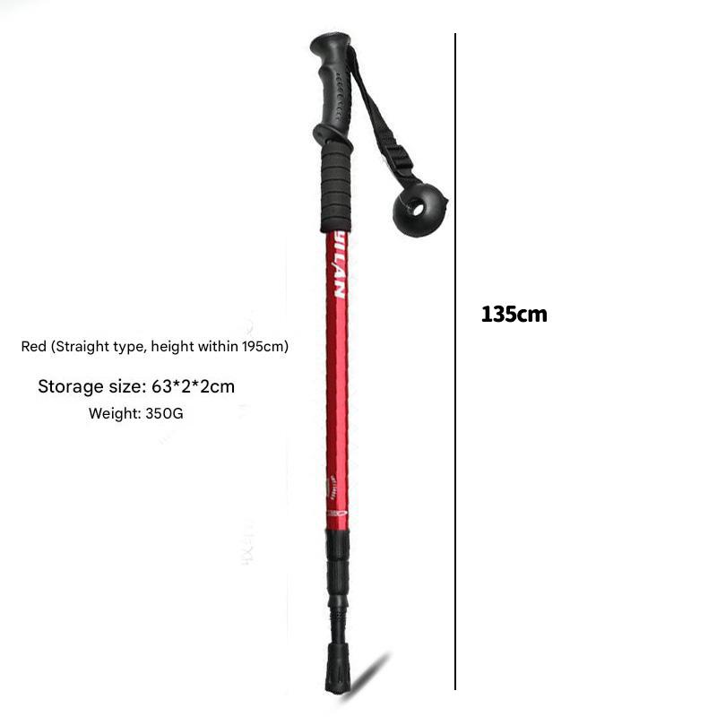 Outdoor Hiking Poles, Retractable Climbing Canes, Aluminum Alloy Walking Sticks, Canes, Walking Sticks