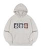 AMBLER A Ladybug On My Wrist Appliqué Embroidery Hoodie Ahp1310 (Oatmeal)