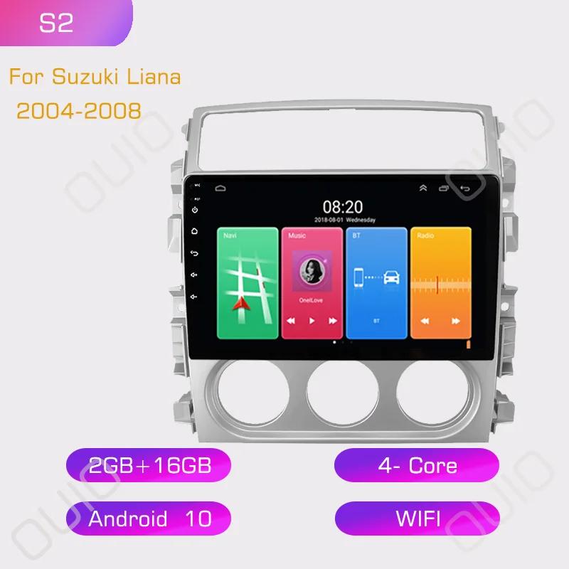 

2din Android10 Car Radio Multimedia Player Carplay Auto GPS Navigation DSP BT RDS For Suzuki Liana 2004 2005 2006 2007-2008
