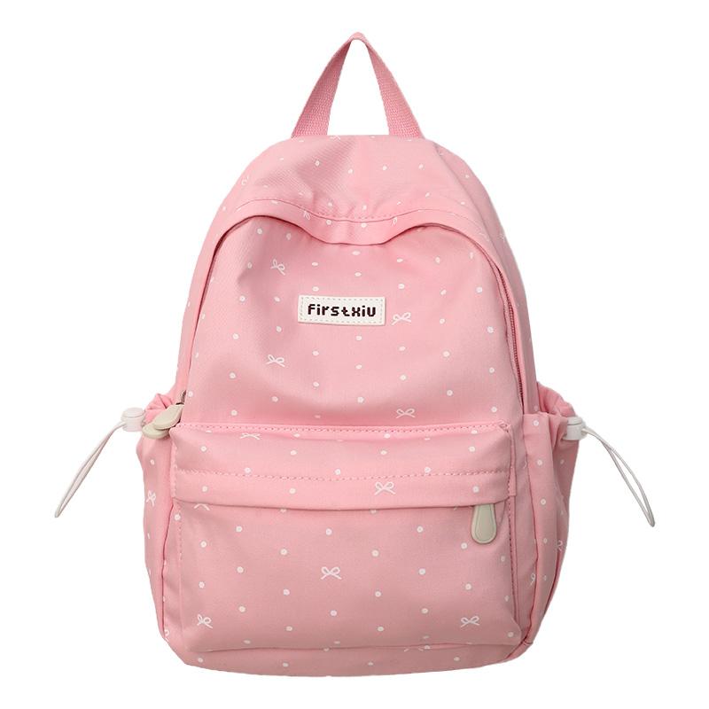 Printed Backpack Junior High School Student Lightweight Schoolbag Women's Travel Large Capacity Backpack