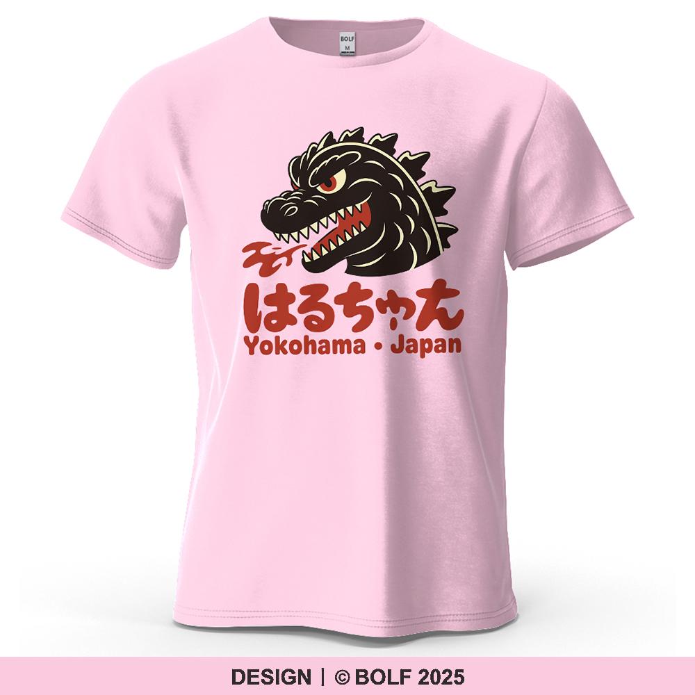Monster Head Fierce Printed Men's T-Shirt Oversized Pop Culture Graphic Tees for Women Tops Tees Streetwear