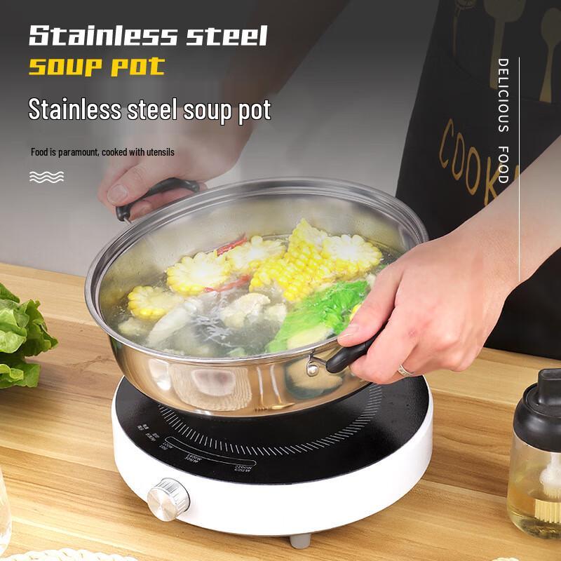 Trigon Stainless Steel 28CM Double Layer Steamer Soup Pot