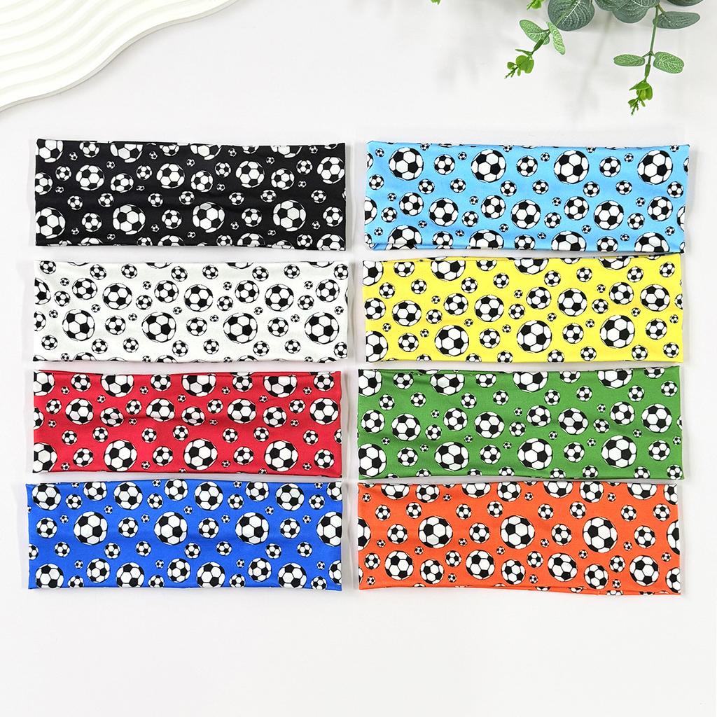 Football Headband, Cheering Headband, Elastic Sports Headband, Unisex Sweatband Headband