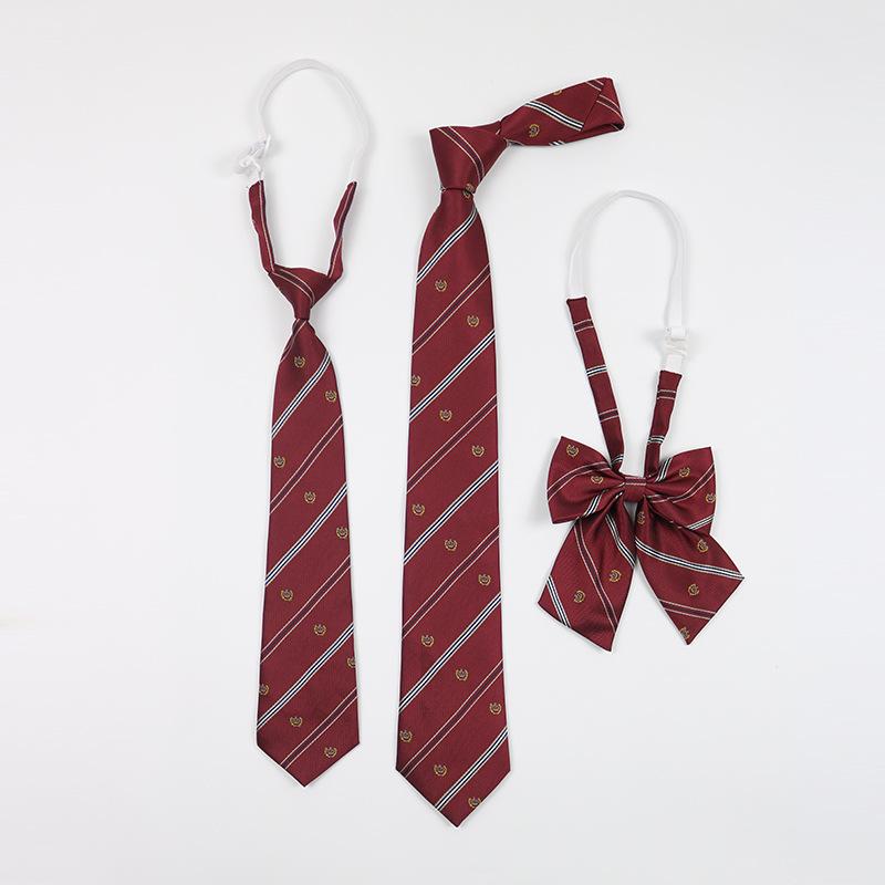 Uniform Tie Male And Female Couples Free Of Japanese College Style Student Bow Bow