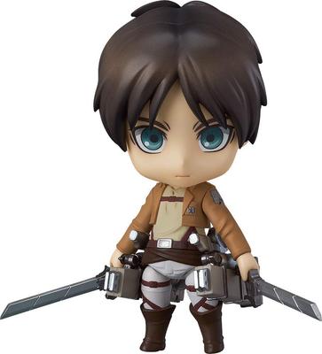 Nendoroid Attack On Titan Eren Yeager ABS PVC Painted Movable Figure Second Resale Non-Scale &