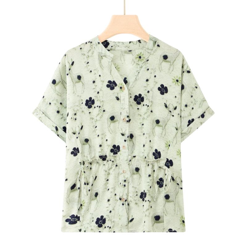 2026 Summer Chiffon Blouse for Young, Middle-aged, and Elderly Women - Stylish and Comfortable