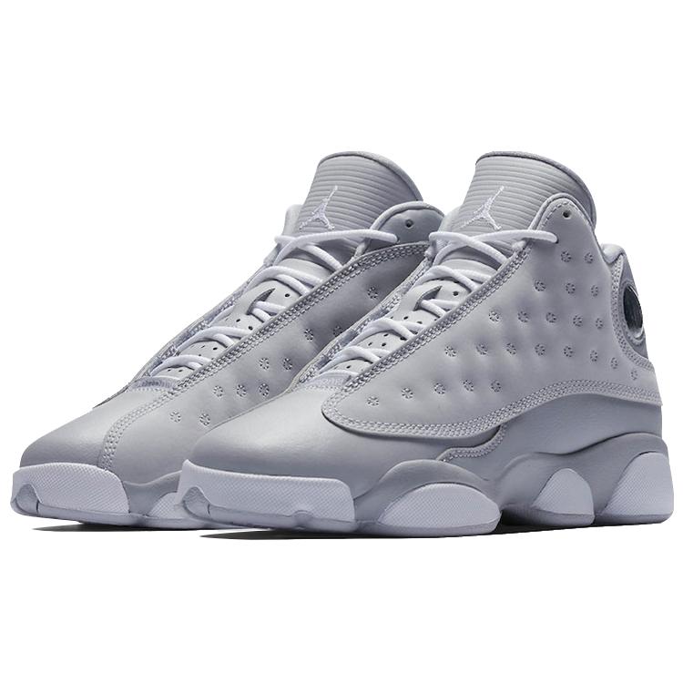 Jordan 13 Retro Wolf Grey Deadly Pink GS 439358-018