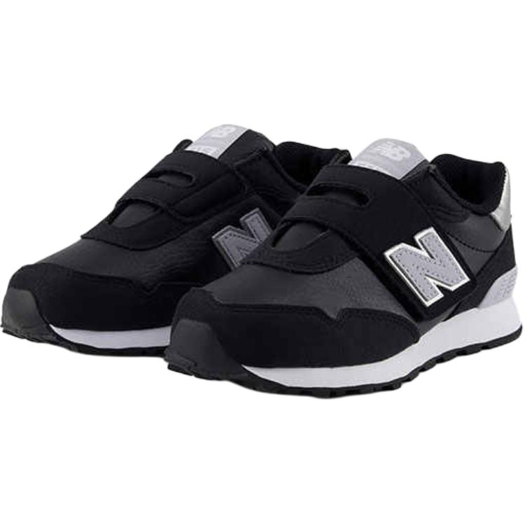 New Balance NB 515 Synthetic Leather Comfortable Versatile Anti-Kick Wear-Resistant Low-Top Kids Casual Shoes Kids Sneaker Black PV515OPB