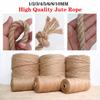 Natural Hemp Rope String for Jute Decoration, Twine for Crafts, Gift Wrapping, Jute Cord for Gardening, And Wedding Party Decor