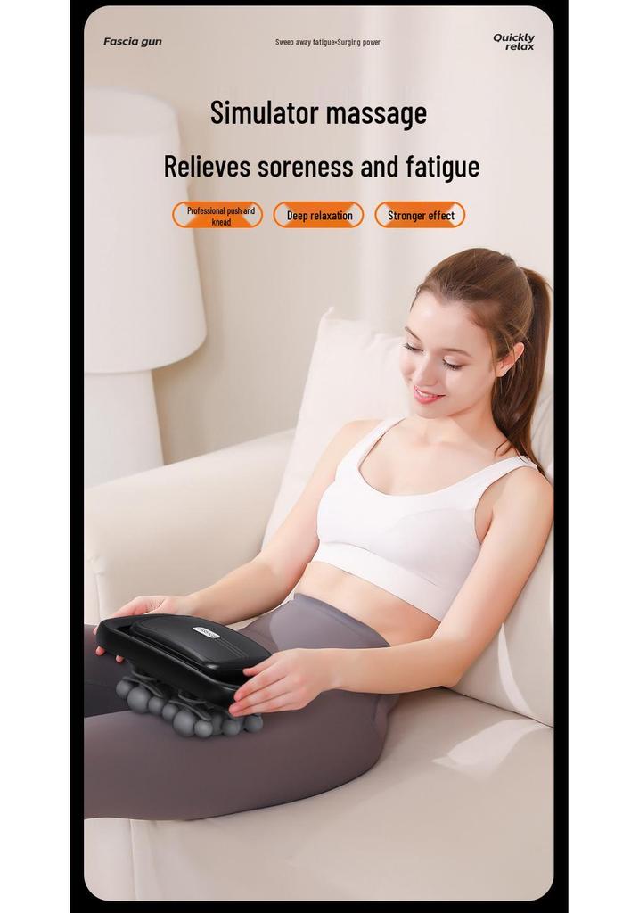 18-Head Electric Fascia Gun: Whole Body Muscle Relaxation & Decompression Massager