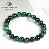 JD Naturstein Blaues Tigerauge Perlenarmbänder Damen Herren Reiki Heilung Yoga Meditation Charms Armreifen Pulseras Schmuck Geschenk
