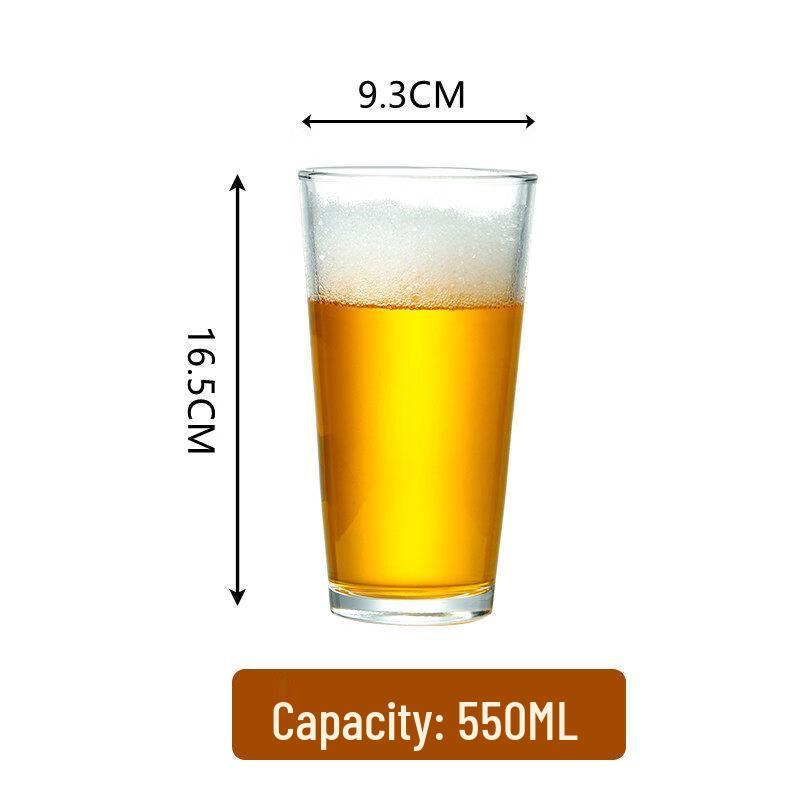 ZISIZ Classic Handmade Glass Pint Mug