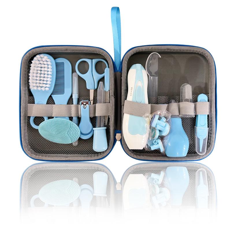 

Детский набор по уходу за новорожденным, термометр, щипчики для ногтей, ножницы, детская расческа, силиконовая щетка, приспособление для кормления лекарств, инструмент для ежедневного ухода за ребенком