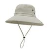 Summer outdoor bucket hat men's nylon large brim sun protection hat breathable UV protection women's sun hat
