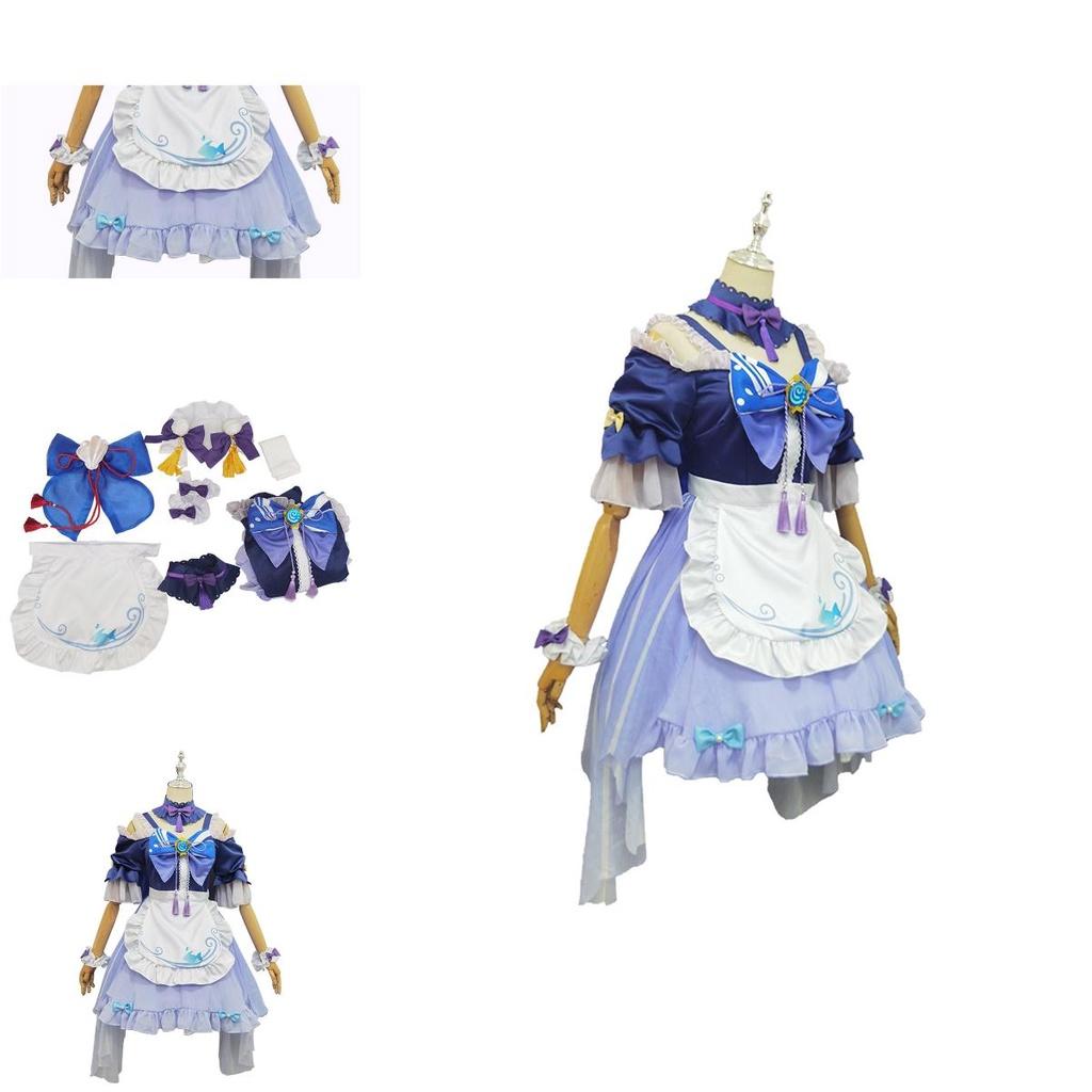 Genshin Impact Sangonomiya Kokomi Meisje Cosplay Kostuum Voor Rollenspel En Halloween