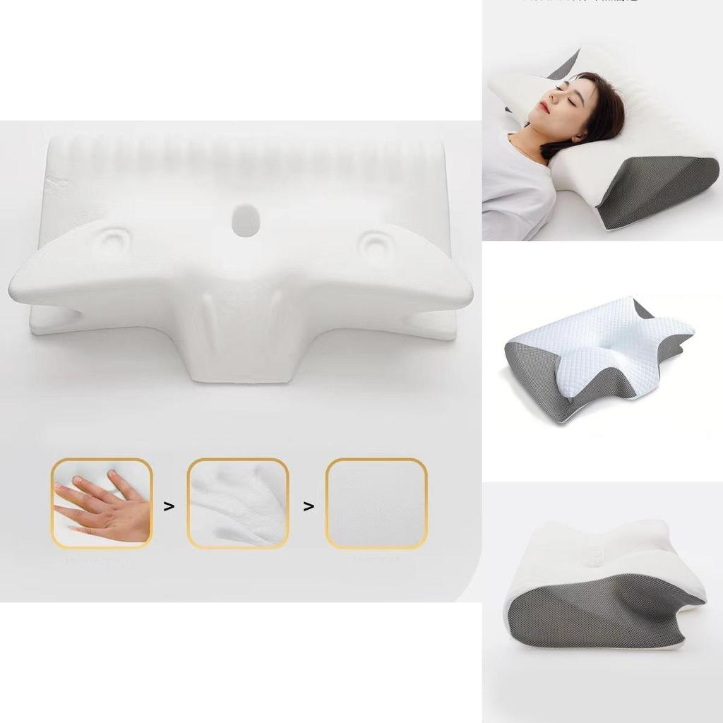 Comfortable Memory Foam Neck Pillow For Home Sleep With Supportive Design And Ergonomic Shape