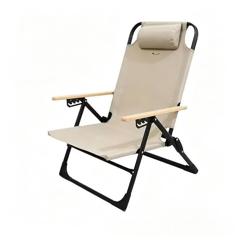 OIMG Outdoor Folding Recliner Camping Chair
